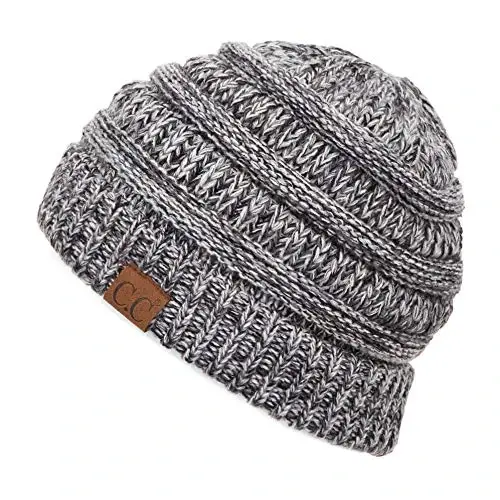 C.C Trendy Warm Chunky Soft Stretch Cable Knit Beanie 