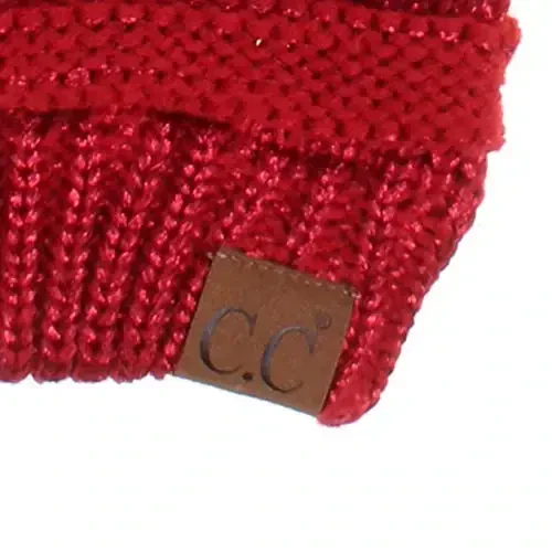 C.C Trendy Warm Chunky Soft Stretch Cable Knit Beanie - 3