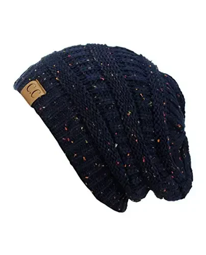 C.C Trendy Warm Chunky Soft Stretch Cable Knit Beanie - C.C (1)