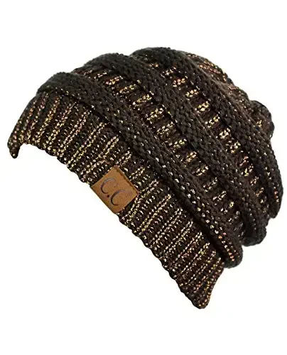 C.C Trendy Warm Chunky Soft Stretch Cable Knit Beanie - 3