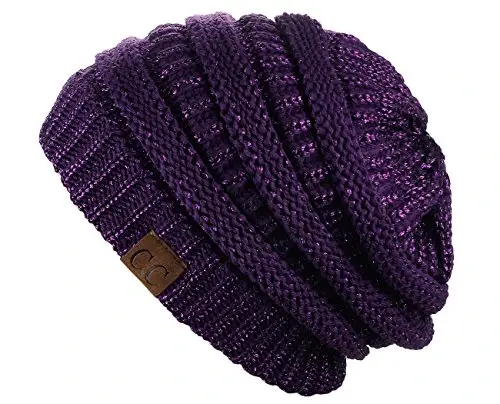 C.C Trendy Warm Chunky Soft Stretch Cable Knit Beanie - 2