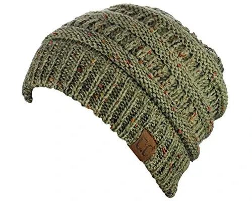 C.C Trendy Warm Chunky Soft Stretch Cable Knit Beanie - 3