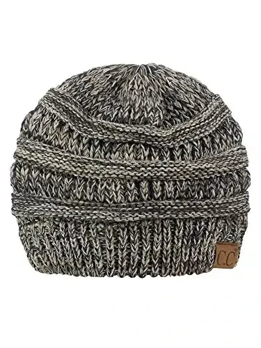 C.C Trendy Warm Chunky Soft Stretch Cable Knit Beanie 