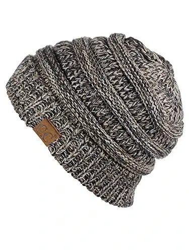 C.C Trendy Warm Chunky Soft Stretch Cable Knit Beanie - 2