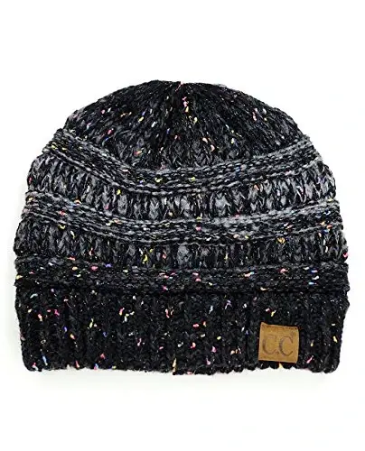 C.C Trendy Warm Chunky Soft Stretch Cable Knit Beanie - C.C
