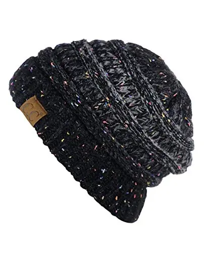 C.C Trendy Warm Chunky Soft Stretch Cable Knit Beanie - 2