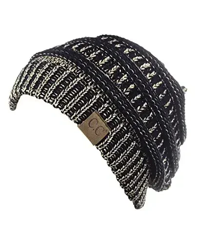 C.C Trendy Warm Chunky Soft Stretch Cable Knit Beanie - 4