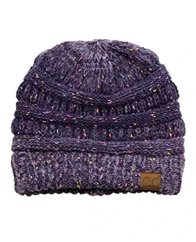 C.C Trendy Warm Chunky Soft Stretch Cable Knit Beanie 