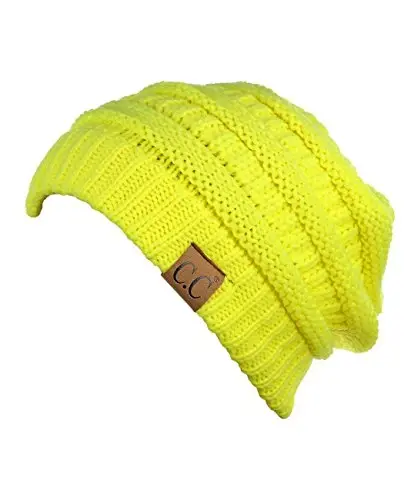 C.C Trendy Warm Chunky Soft Stretch Cable Knit Beanie - C.C (1)