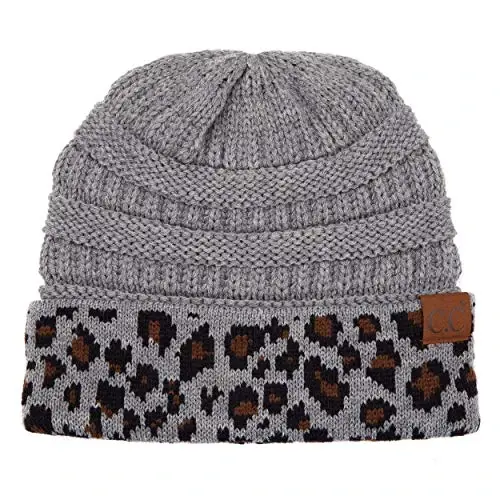 C.C Trendy Warm Chunky Soft Stretch Cable Knit Beanie - 2