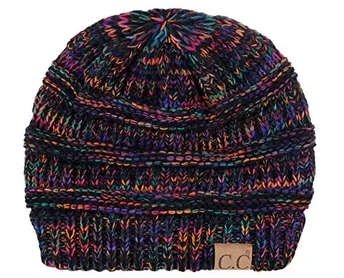 C.C Trendy Warm Chunky Soft Stretch Cable Knit Beanie 