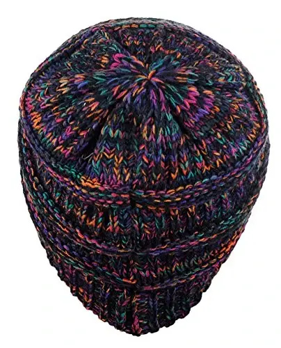 C.C Trendy Warm Chunky Soft Stretch Cable Knit Beanie - 4