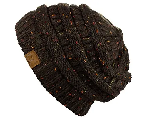 C.C Trendy Warm Chunky Soft Stretch Cable Knit Beanie - 3