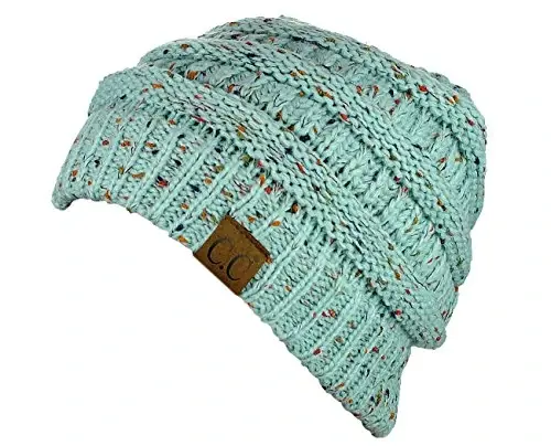 C.C Trendy Warm Chunky Soft Stretch Cable Knit Beanie - 2