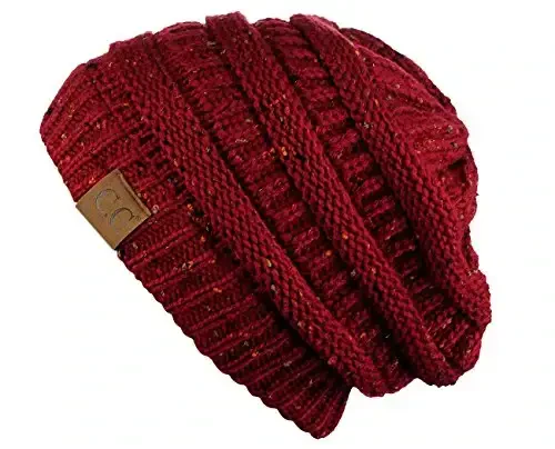 C.C Trendy Warm Chunky Soft Stretch Cable Knit Beanie - 3