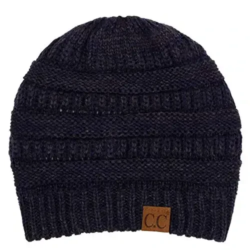 C.C Trendy Warm Chunky Soft Stretch Cable Knit Beanie - 1