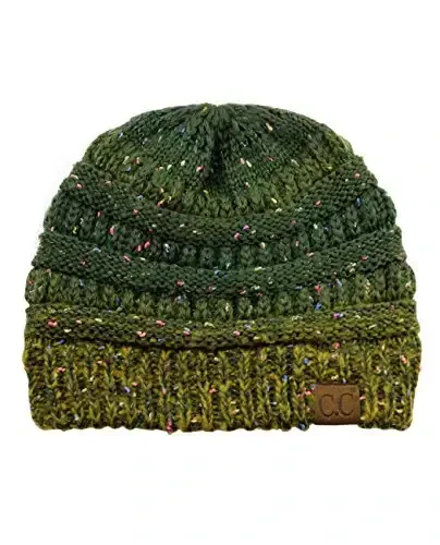 C.C Trendy Warm Chunky Soft Stretch Cable Knit Beanie - C.C