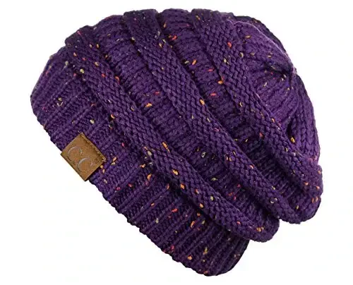 C.C Trendy Warm Chunky Soft Stretch Cable Knit Beanie - C.C (1)