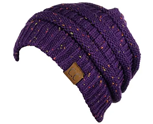 C.C Trendy Warm Chunky Soft Stretch Cable Knit Beanie - 3