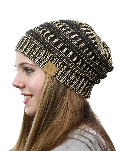 C.C Trendy Warm Chunky Soft Stretch Cable Knit Beanie - 3