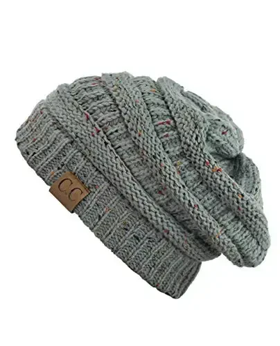 C.C Trendy Warm Chunky Soft Stretch Cable Knit Beanie - C.C (1)