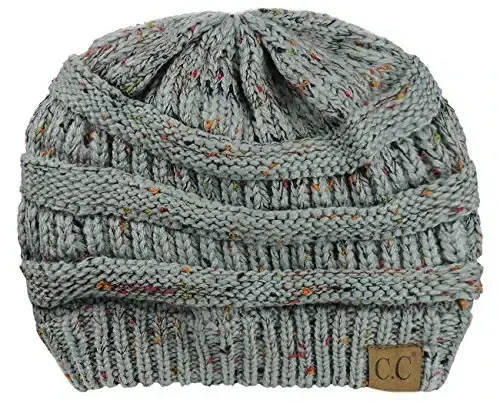 C.C Trendy Warm Chunky Soft Stretch Cable Knit Beanie - 1