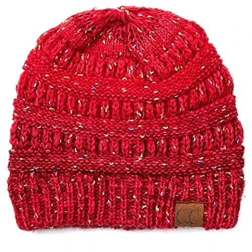 C.C Trendy Warm Chunky Soft Stretch Cable Knit Beanie 