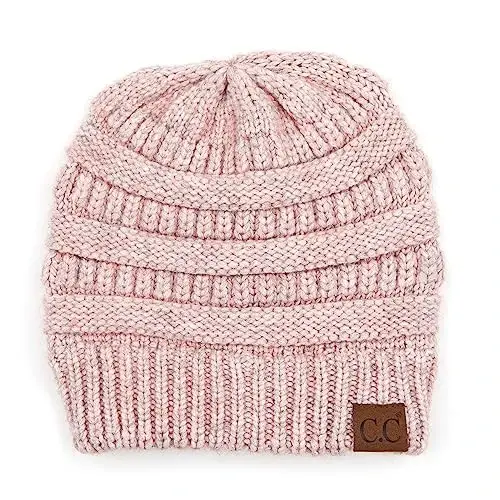 C.C Trendy Warm Chunky Soft Stretch Cable Knit Beanie - 1