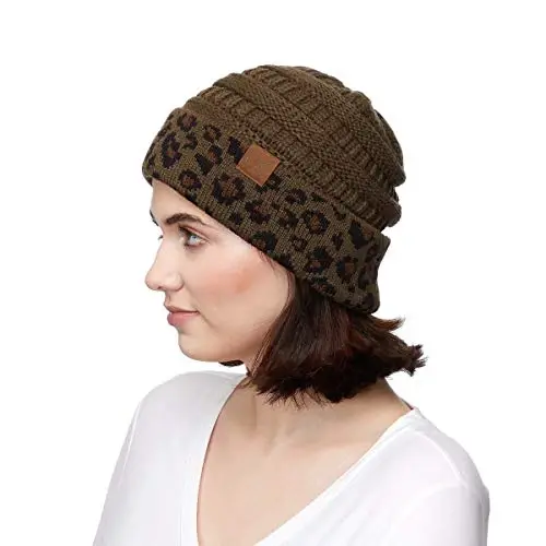C.C Trendy Warm Chunky Soft Stretch Cable Knit Beanie - 3