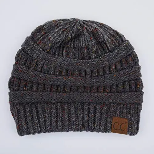 C.C Trendy Warm Chunky Soft Stretch Cable Knit Beanie - 2