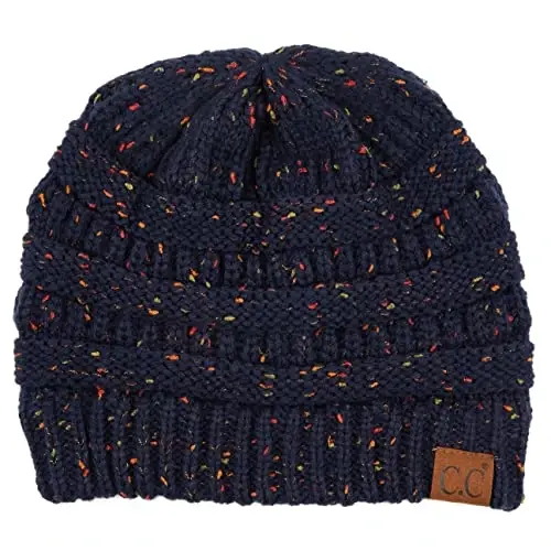 C.C Trendy Warm Chunky Soft Stretch Cable Knit Beanie - 2