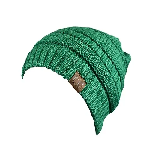 C.C Trendy Warm Chunky Soft Stretch Cable Knit Beanie - 2