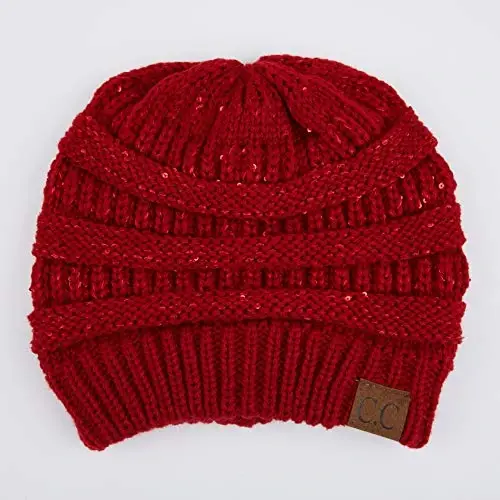 C.C Trendy Warm Chunky Soft Stretch Cable Knit Beanie - 2