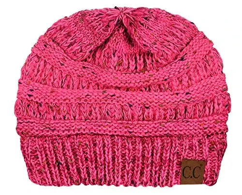 C.C Trendy Warm Chunky Soft Stretch Cable Knit Beanie - 1