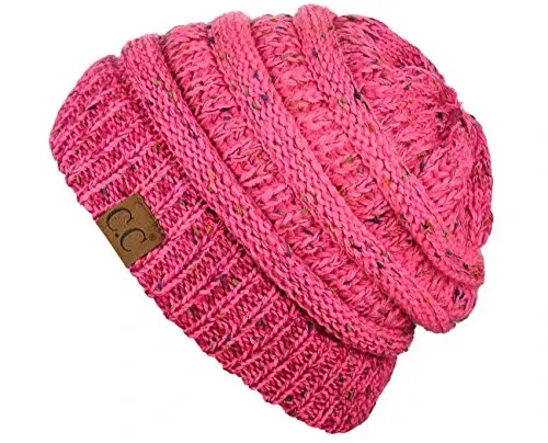 C.C Trendy Warm Chunky Soft Stretch Cable Knit Beanie - 2