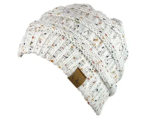 C.C Trendy Warm Chunky Soft Stretch Cable Knit Beanie - 2