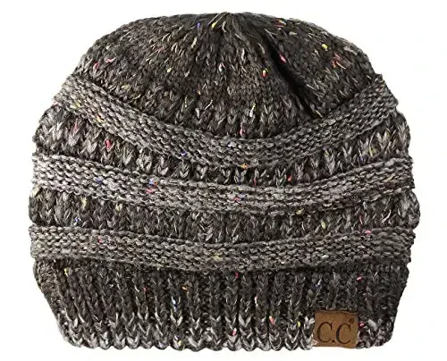 C.C Trendy Warm Chunky Soft Stretch Cable Knit Beanie 