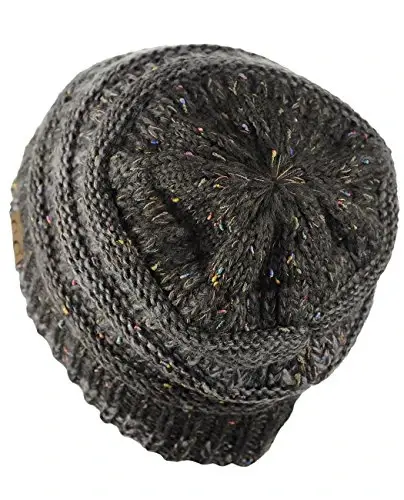 C.C Trendy Warm Chunky Soft Stretch Cable Knit Beanie - 4