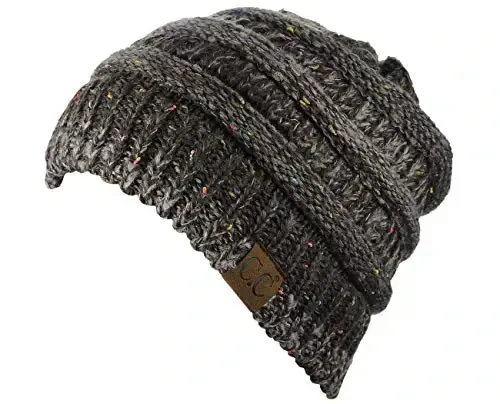 C.C Trendy Warm Chunky Soft Stretch Cable Knit Beanie - 2