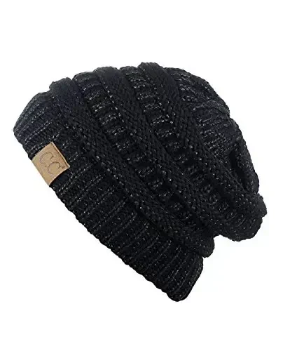 C.C Trendy Warm Chunky Soft Stretch Cable Knit Beanie - C.C (1)
