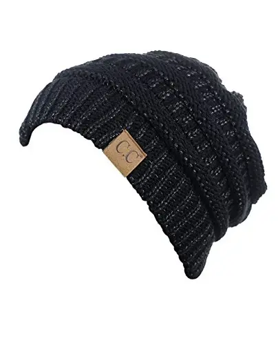 C.C Trendy Warm Chunky Soft Stretch Cable Knit Beanie - 3