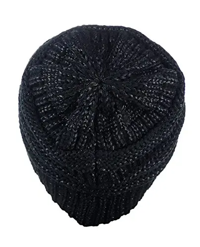 C.C Trendy Warm Chunky Soft Stretch Cable Knit Beanie - 4