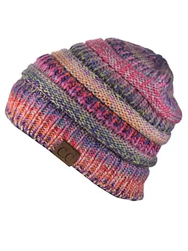 C.C Trendy Warm Chunky Soft Stretch Cable Knit Beanie - 3
