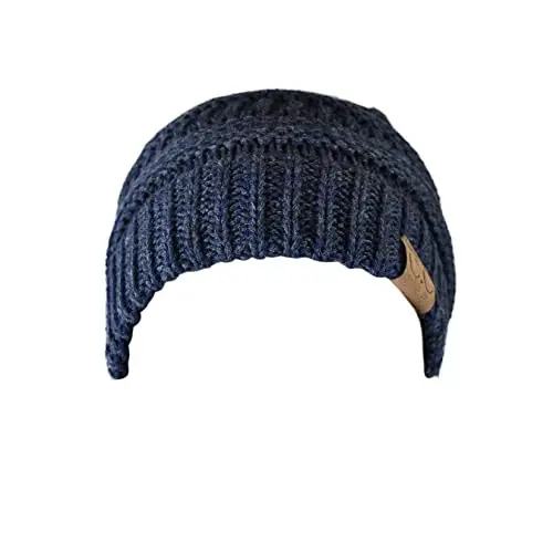 C.C Trendy Warm Chunky Soft Stretch Cable Knit Beanie - 3