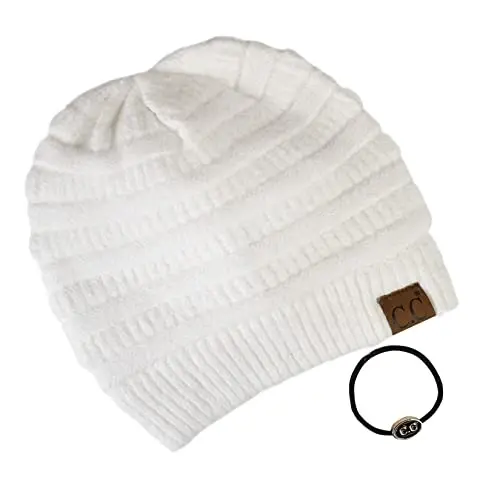 C.C Trendy Warm Chunky Soft Stretch Cable Knit Beanie - 3