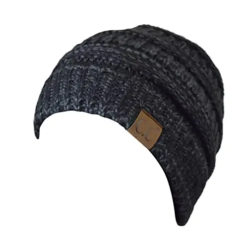 C.C Trendy Warm Chunky Soft Stretch Cable Knit Beanie - 2