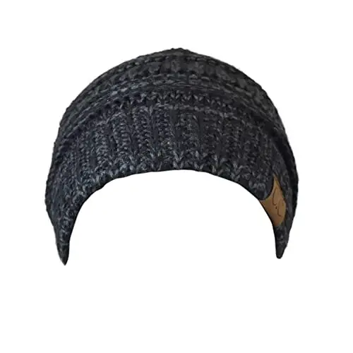 C.C Trendy Warm Chunky Soft Stretch Cable Knit Beanie - 3