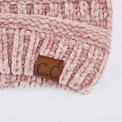 C.C Trendy Warm Chunky Soft Stretch Cable Knit Beanie - 3