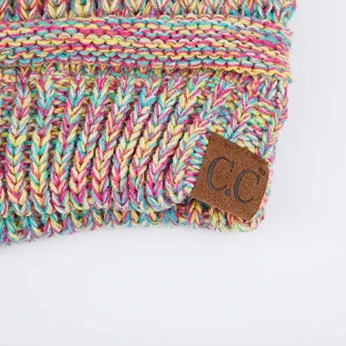 C.C Trendy Warm Chunky Soft Stretch Cable Knit Beanie - 3