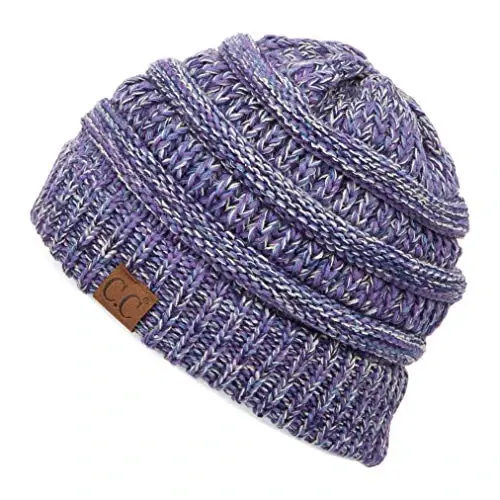 C.C Trendy Warm Chunky Soft Stretch Cable Knit Beanie - 1